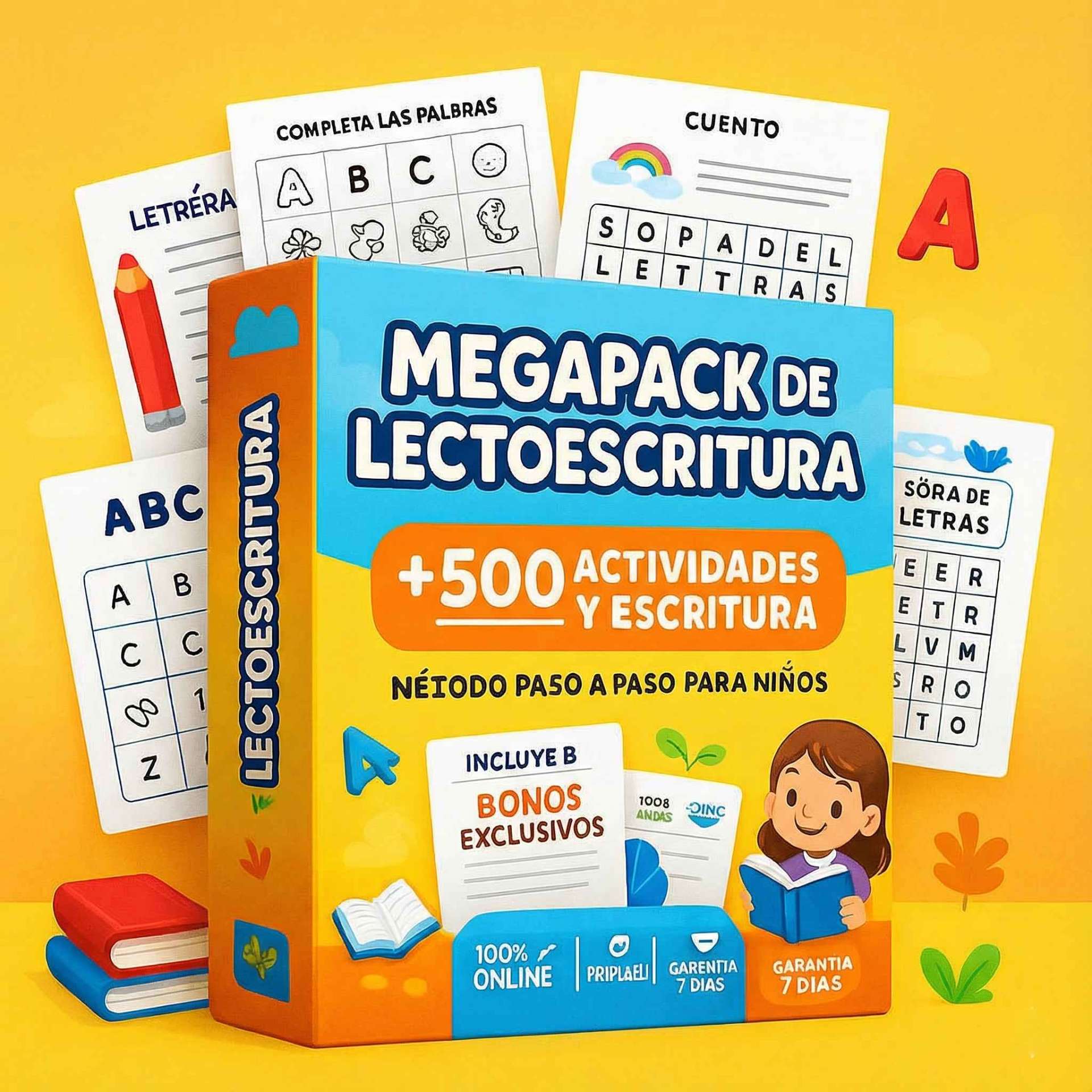 Mega Kit de Lectoescritura - Método Probado por 457 Familias